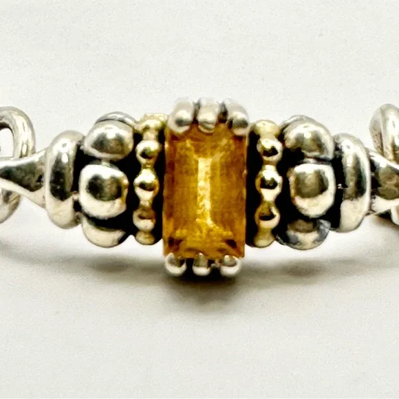 Lagos Caviar Silver Citrine Bracelet - Picture 4 of 7